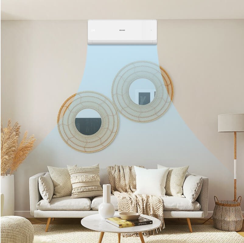 BTU 115V Window-Mounted Air Conditioner with Remote Control White